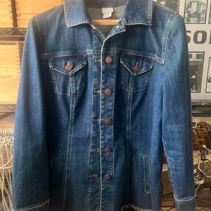 Chico's Mid-Length Denim Jacket